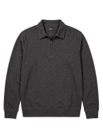 Butcher of Blue Clifden Zip Polo 9001 agatha grey