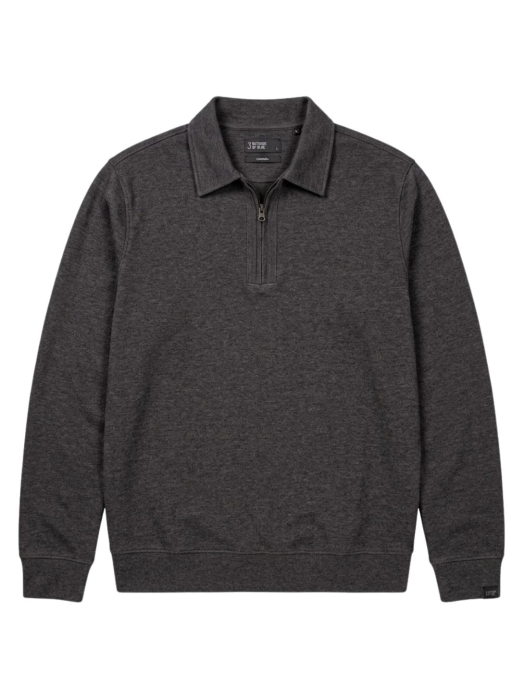 Butcher of Blue Clifden Zip Polo 9001 agatha grey