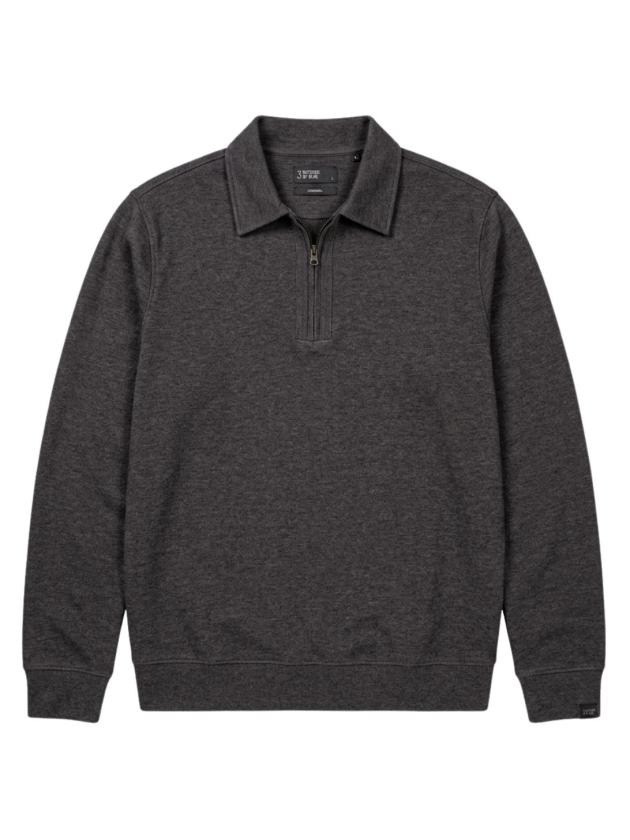 Butcher of Blue Clifden Zip Polo 9001 agatha grey