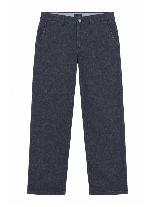 NORTH84 Luxury Comfort Chino 460 navy checkered