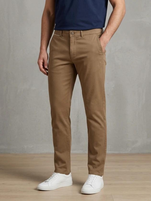 NORTH84 Luxury Comfort Chino 253 dark beige