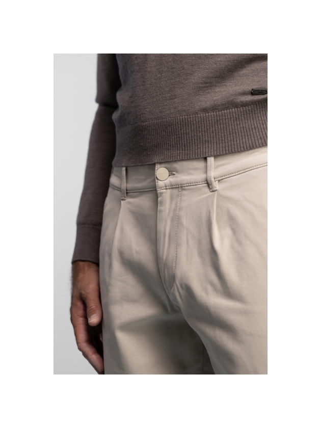 NORTH84 Pleated Chino 261 beige