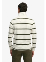 Superdry VINTAGE ATHLETIC STRIPE RUGBY J8L Athletic White Stripe