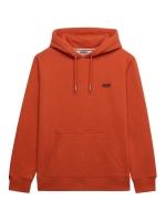 Superdry ESSENTIAL LOGO HOODIE HB L7E Pumpkin Orange Marl