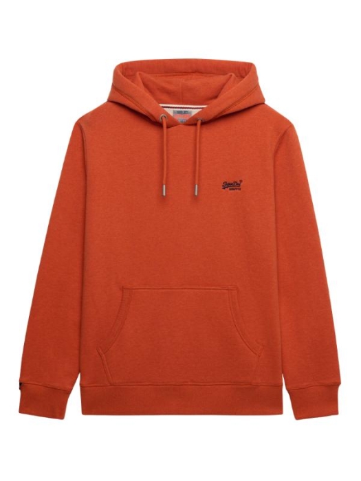Superdry ESSENTIAL LOGO HOODIE HB L7E Pumpkin Orange Marl