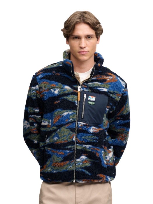 Superdry TERRAIN FLEECE ZIP THRU M9F Navy Terrain