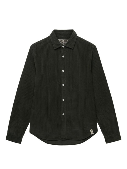 Superdry CORD OVERSHIRT 1KM Surplus Goods Olive Green