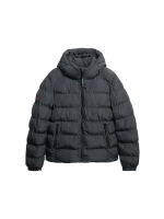 Superdry HOODED SPORTS PUFFER JACKET H1P Ebony/Ebony