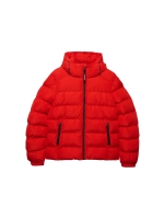 Superdry HOODED SPORTS PUFFER JACKET L5M Lead Red
