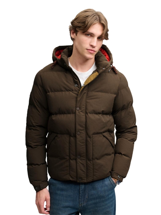 Superdry OUTDOOR EVEREST PUFFER JKT D6J Slate Black