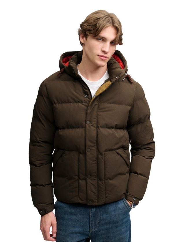 Superdry OUTDOOR EVEREST PUFFER JKT D6J Slate Black