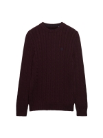 Superdry COTTON CABLE KNIT CREW XPS Winter Port
