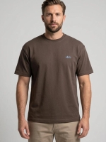 Supply en Co Omar T-shirt With Backprint 2004 Dark brown