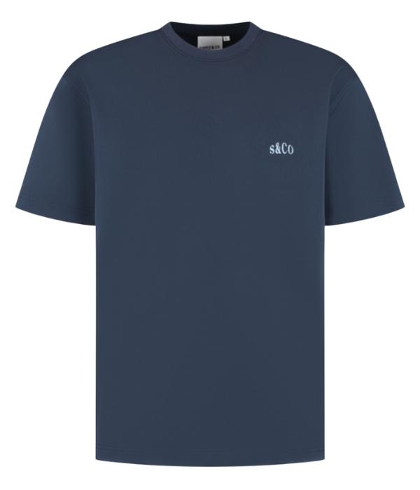 Supply en Co Trevor T-shirt With Backprint 4001 Navy