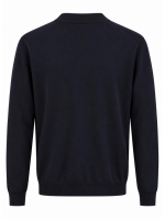 Born with Appetite Berry Pullover Mockneck Merino 4001 Navy
