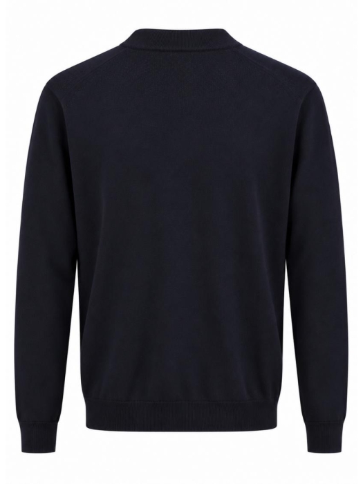 Born with Appetite Berry Pullover Mockneck Merino 4001 Navy