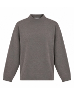 Born with Appetite Berry Pullover Mockneck Merino 2006 Taupe