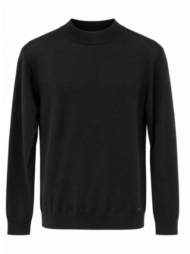 Born with Appetite Berry Pullover Mockneck Merino 2003 Coffee