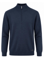 Born with Appetite Lux Pull Halfzip Merino 4001 Navy
