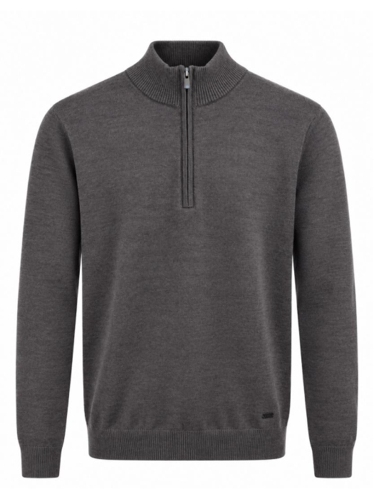 Born with Appetite Lux Pull Halfzip Merino 2004 Dark brown