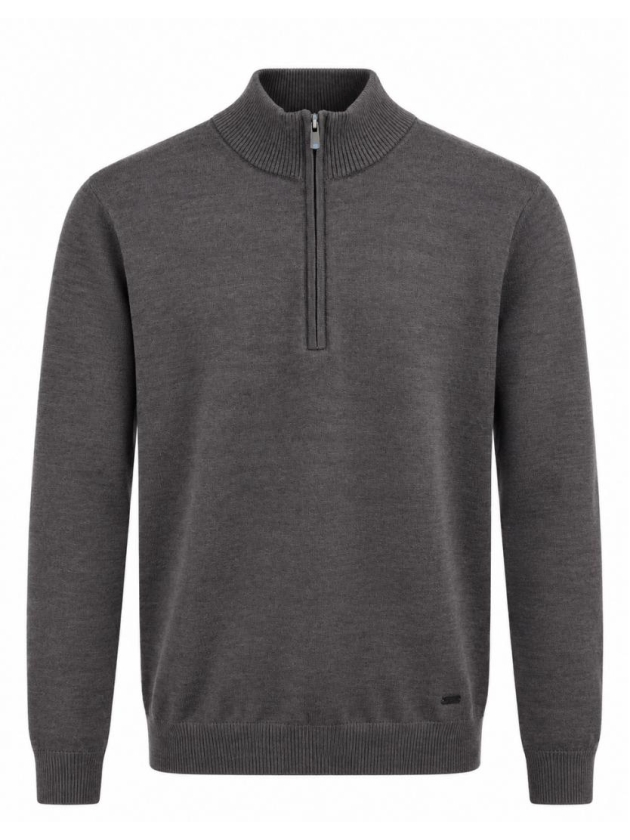 Born with Appetite Lux Pull Halfzip Merino 2004 Dark brown