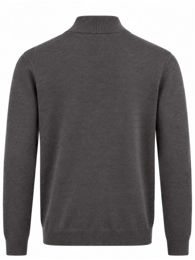 Born with Appetite Lux Pull Halfzip Merino 2004 Dark brown