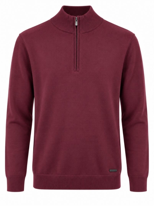 Born with Appetite Lux Pull Halfzip Merino 6009 Port