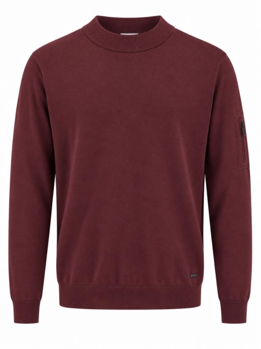 Born with Appetite Mipa Pull Mockneck 6009 Port