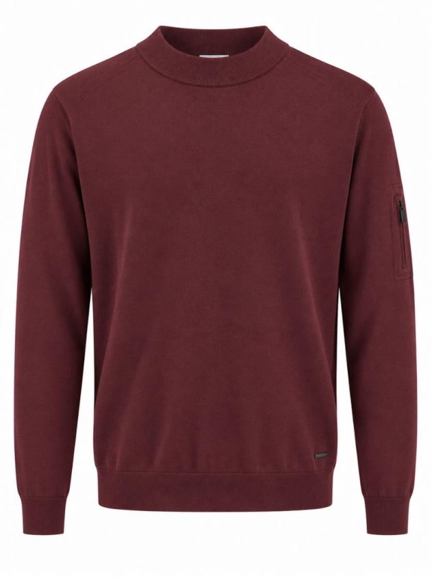 Born with Appetite Mipa Pull Mockneck 6009 Port
