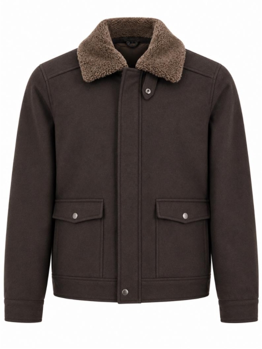 Born with Appetite Duke Short Woolen Outdoor Jacket 2003 Coffee
