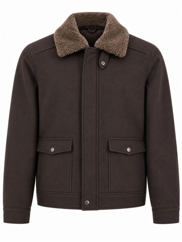 Born with Appetite Duke Short Woolen Outdoor Jacket 2003 Coffee