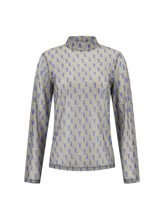 J amu T-shirt Dila Mesh Aop 3008 Military