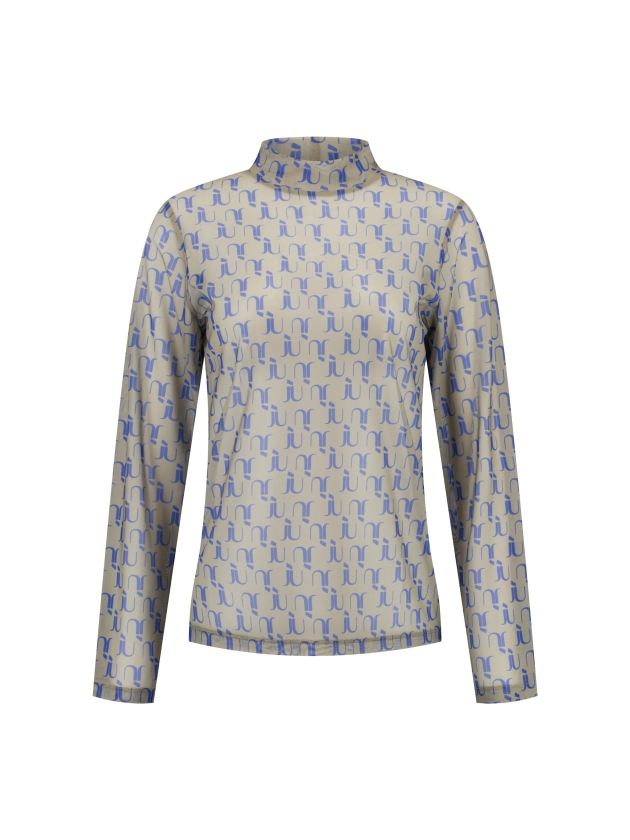 J amu T-shirt Dila Mesh Aop 3008 Military