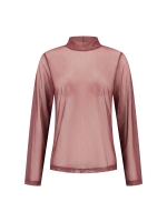J amu T-shirt Dila Mesh Aop 6004 Wine red