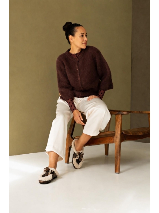 J amu Cardigan Senna 2004 Dark brown