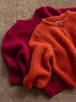 J amu Cardigan Milly 6004 Wine red