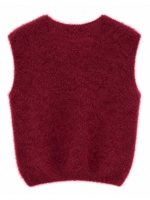 J amu Gilet Maan 6003 Burgundy