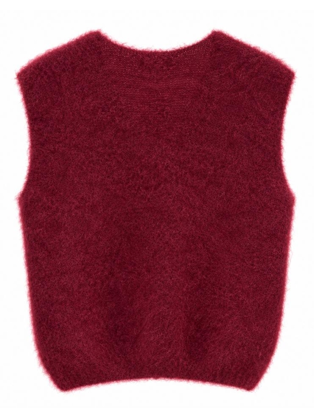 J amu Gilet Maan 6003 Burgundy