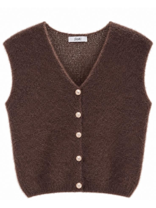 J amu Gilet Maan 2001 Brown