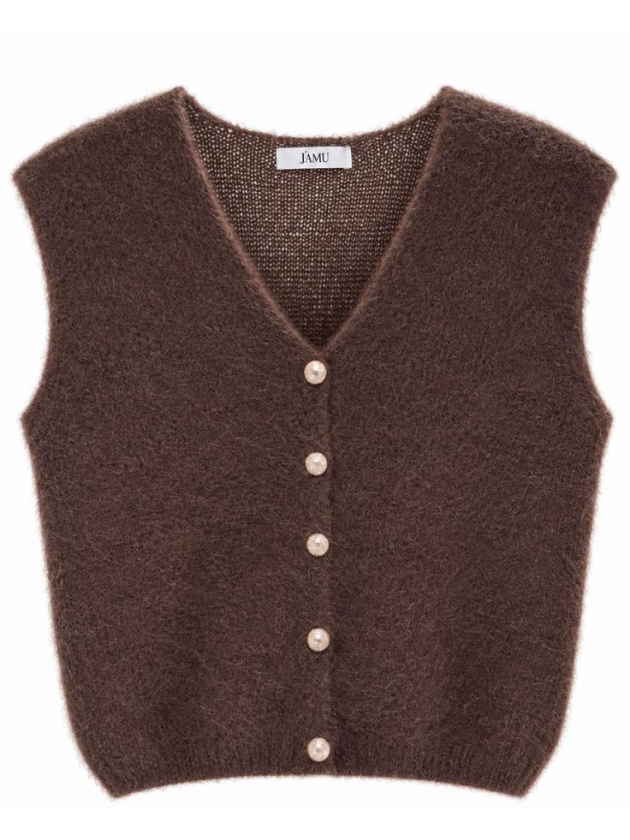 J amu Gilet Maan 2001 Brown
