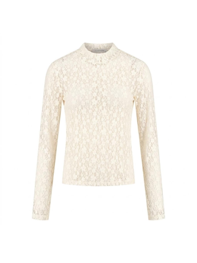 In Shape Lace Top Teddy 1002 Offwhite