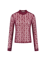 In Shape Lace Top Teddy 6003 Burgundy