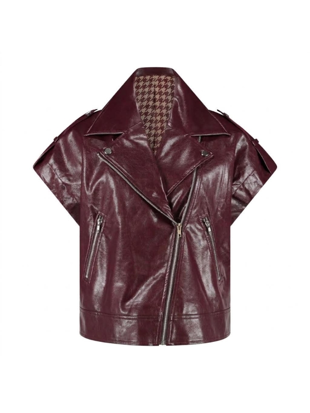 In Shape Jacket Loren Sleeveless 6003 Burgundy