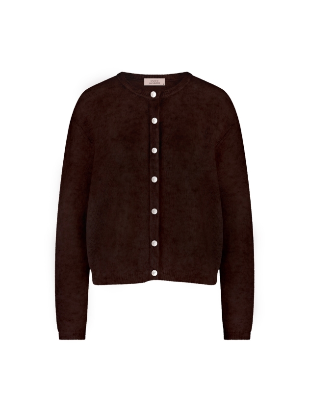 Studio Anneloes Bibi cardigan 8600 chestnut