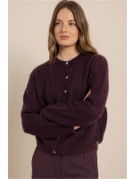 Studio Anneloes Bibi cardigan 4800 aubergine