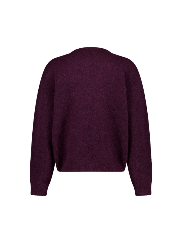 Studio Anneloes Bibi cardigan 4800 aubergine
