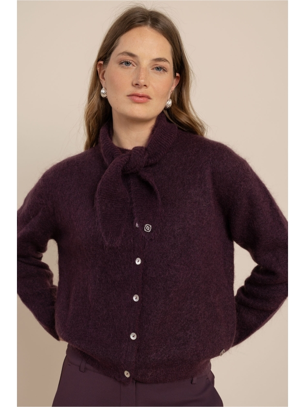 Studio Anneloes Sophia scarf 4800 aubergine