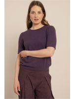 Studio Anneloes Felica pullover 4800 aubergine