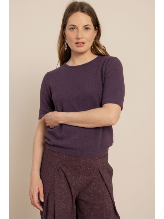 Studio Anneloes Felica pullover 4800 aubergine