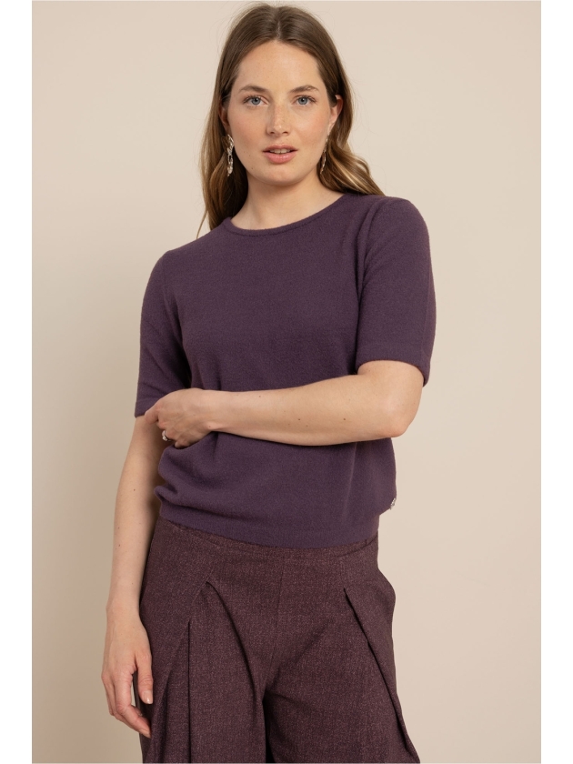 Studio Anneloes Felica pullover 4800 aubergine